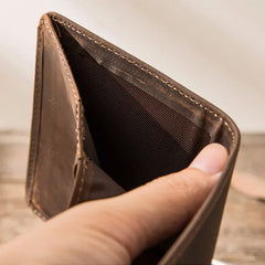 Men's Crazy Horse Leather Wallet