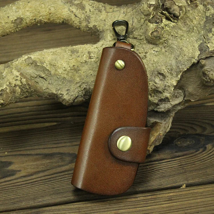 Genuine Leather Key Case Car Key Holder Key Chain