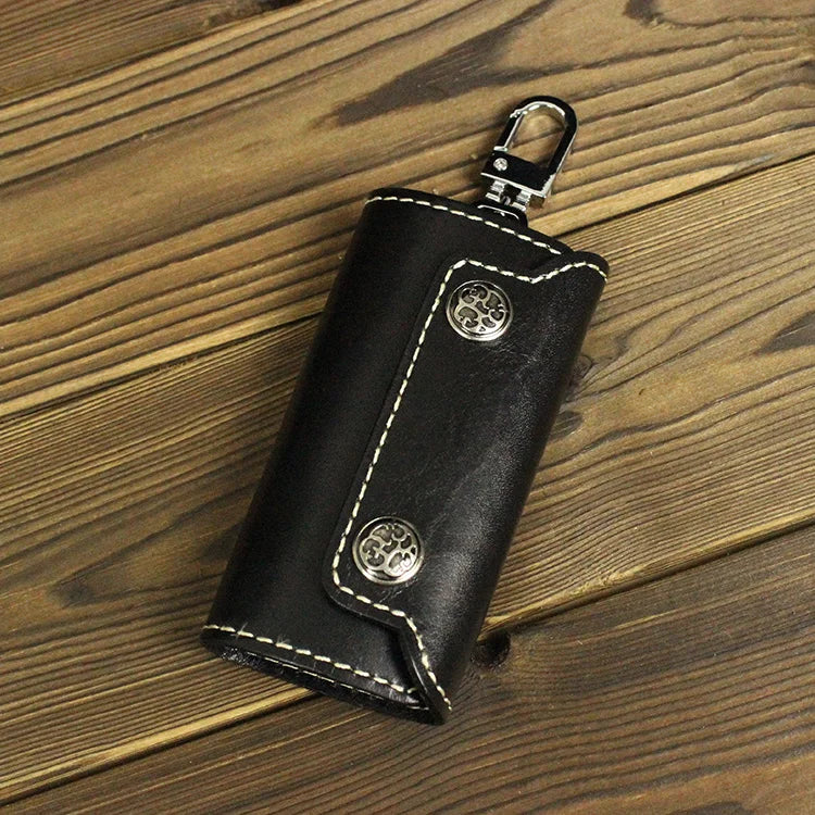 Leather Key Case Car Key Chain Key Holders