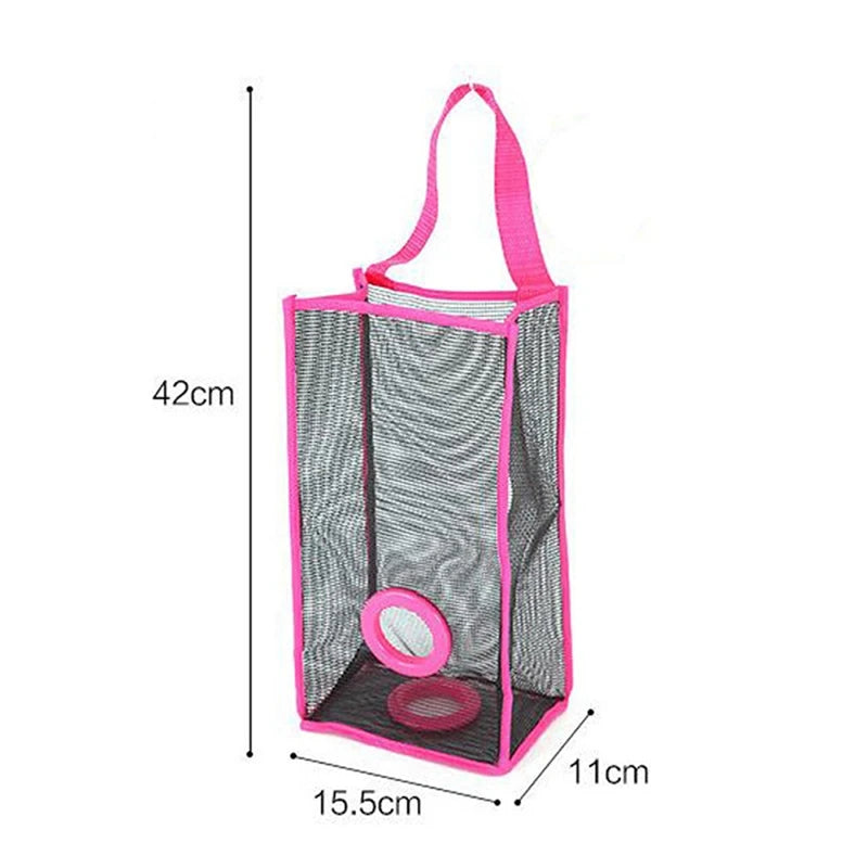 Hanging Kitchen Garbage Bag Storage Retro