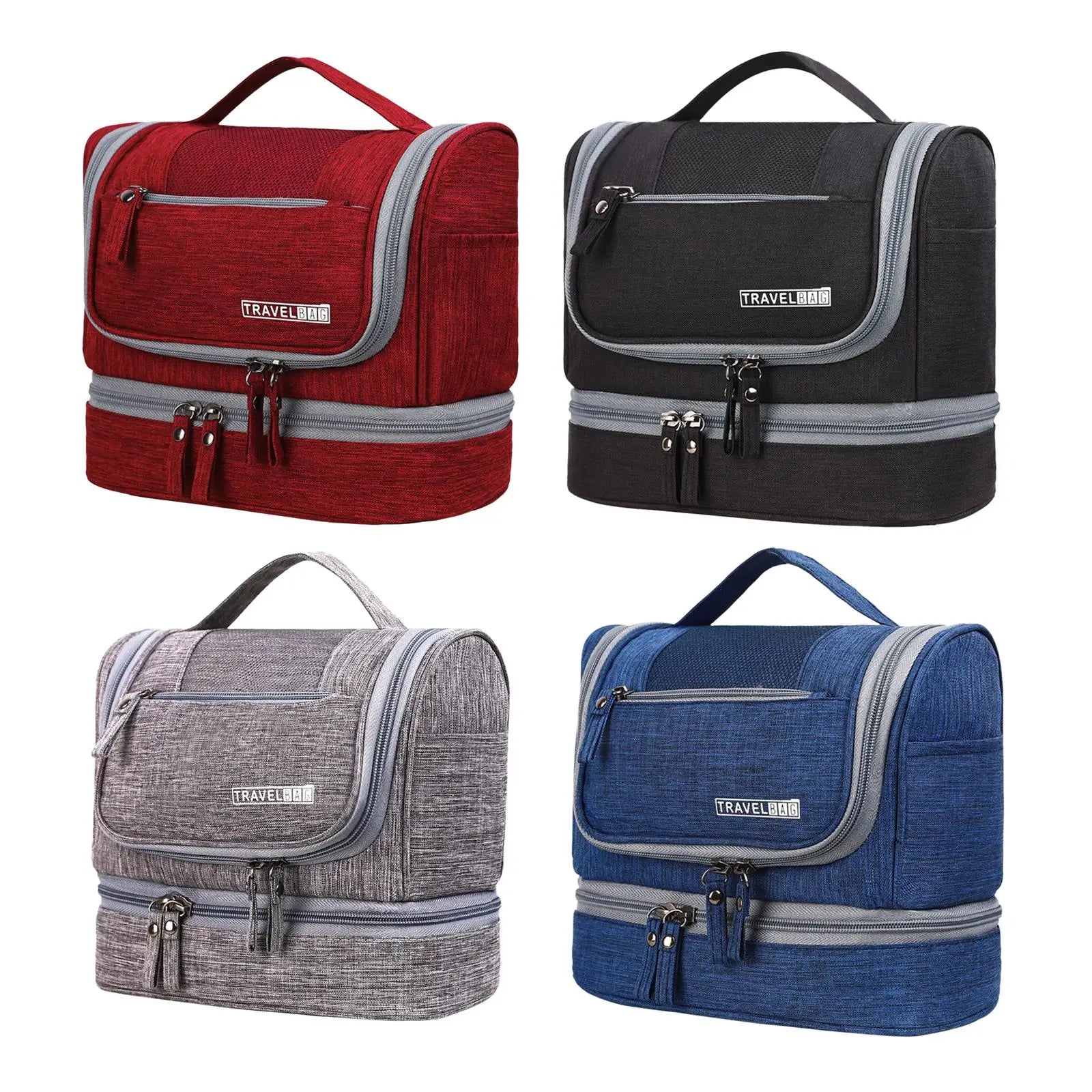 Waterproof Toiletry Organizer Makeup Bag Girls Shower Bathroom Travel