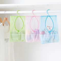 Mesh Hanging Storage Bag Kitchen Bathroom Organizer 1PC