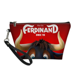 Ferdinand Pattern Leather Travel Cosmetic Bag