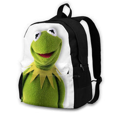 Happy Kermit Backpacks Funny Meme Bags