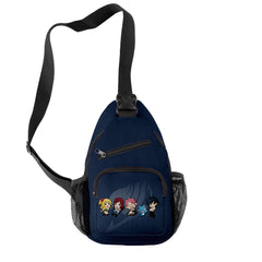 Anime Fairy Tail 3D Print Chest Bag Oxford Waterproof Outdoor Sports