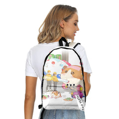 Harajuku Anime Pui Pui Molcar School Bags Waterproof Backpack
