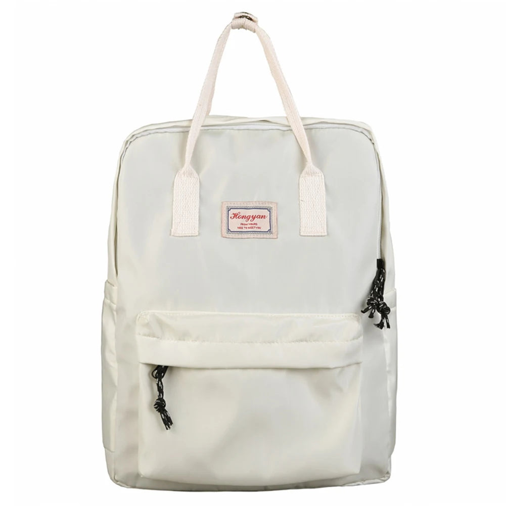 Harajuku Backpacks for Students Solid Knapsack Preppy Style School Bag
