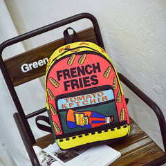 Harajuku College Wind Vintage Backpack Street Student Bag Female School Bags