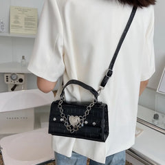 Gothic Shoulder Bag Metal Punk Biker Style Handbag