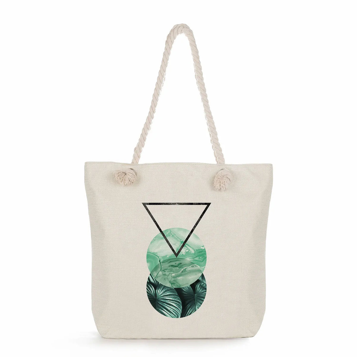 Harajuku Large Capacity Shopping Tote Bags Geometric