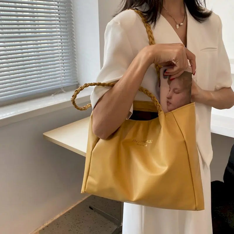 Harajuku Niche High-end Tote Bag Female Summer Big Bag