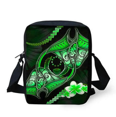 Harajuku Tropical CHUUK Flag Print Messenger Bag for Women