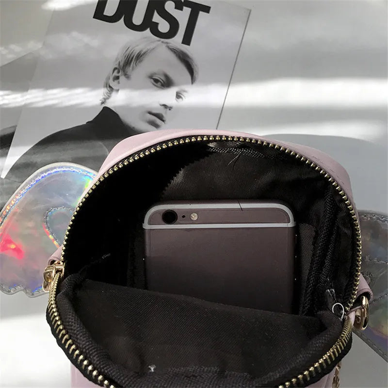 Harajuku Mini Messenger Bag 3D Game Machine Style Game Over Printing