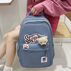 Harajuku Women's Backpack Student Schoolbags Large Capacity Nylon Bags