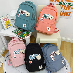 Harajuku Women's Backpack Student Schoolbags Large Capacity Nylon Bags