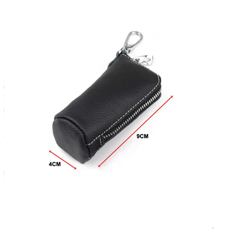 Cowhide Leather Small Bowler Bag Key Pack For Women Men