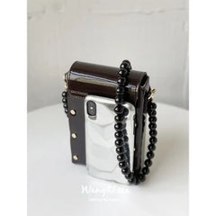 Heart-shaped Harajuku Style Retro Pu Leather Messenger Bag