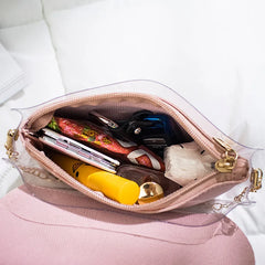 Heart-shaped Lock Buckle Messenger Bag Mini Shoulder Bag
