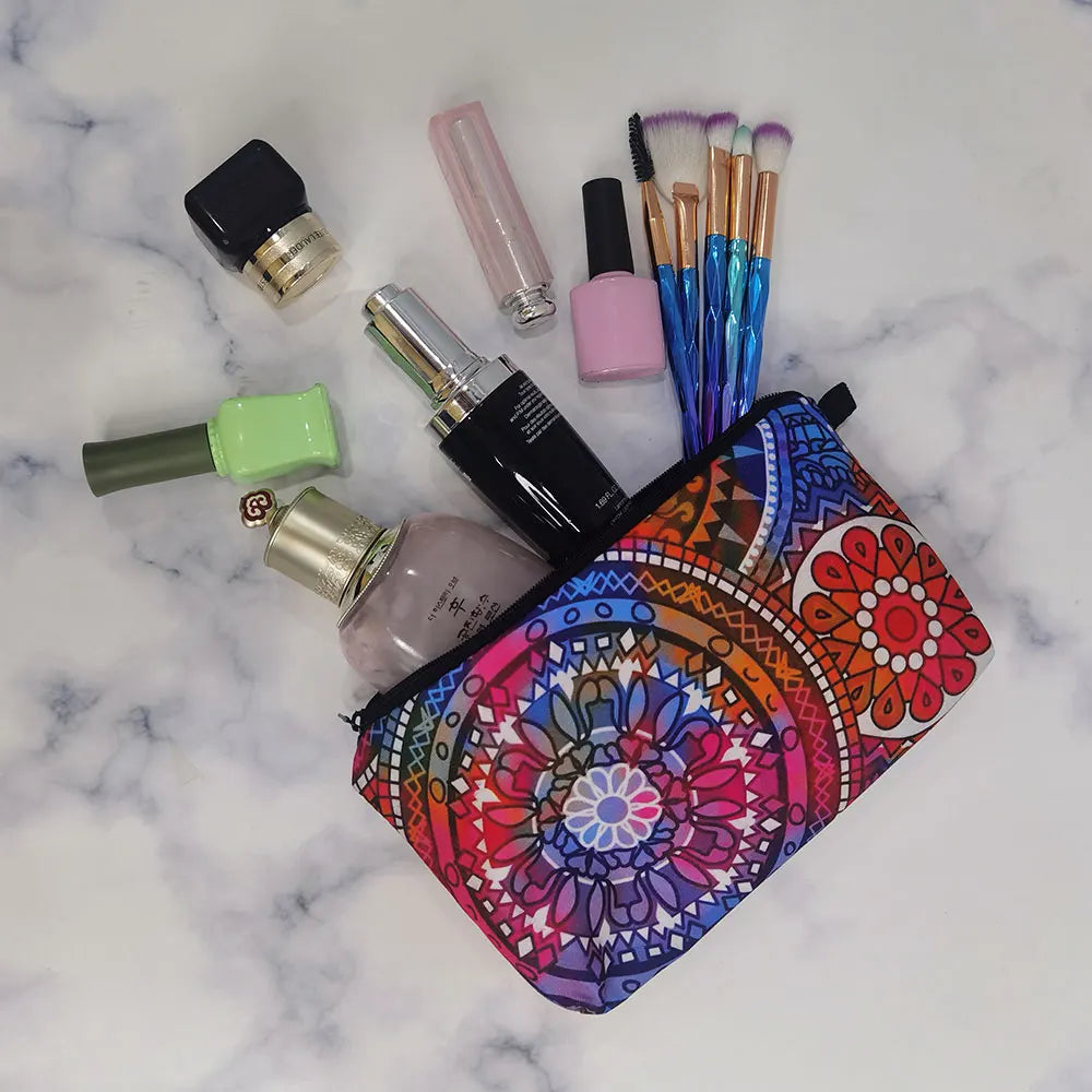 Heat Transfer Printing Cosmetic Bag Makeup Organizer Women's Bag