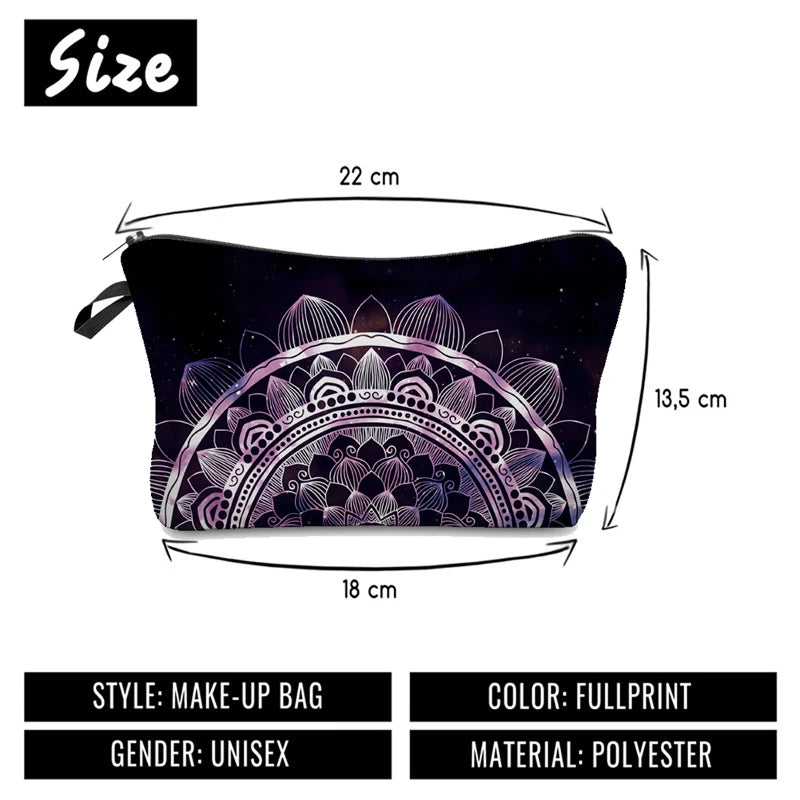 Heat Transfer Printing Cosmetic Bag Makeup Organizer Women's Bag