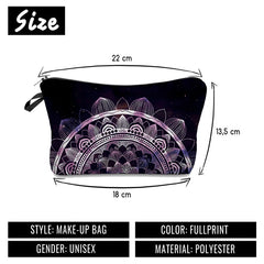 Heat Transfer Printing Cosmetic Bag Makeup Organizer Women's Bag