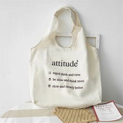 Canvas Tote Bag Heavy Duty Pure Cotton Shopping School Trip Shoulder Bag