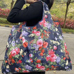 Heavy Prints Foldable Shopping Bags Women's Handbags Shoulder Bags