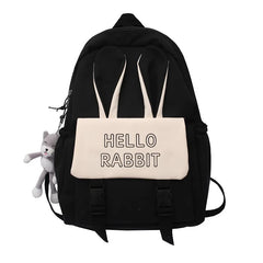 Rabbit Ear Backpack Bag Casual Travel Laptop Rucksack