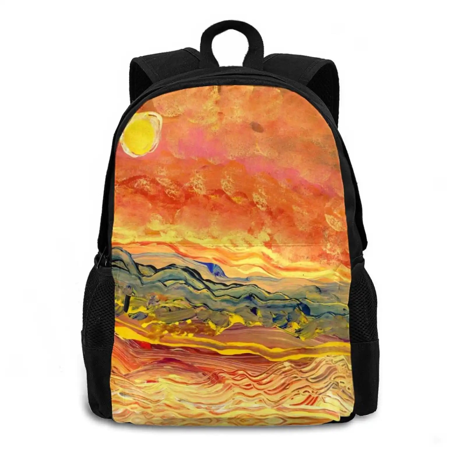 Handpainted Autism Art By Isaac Backpack