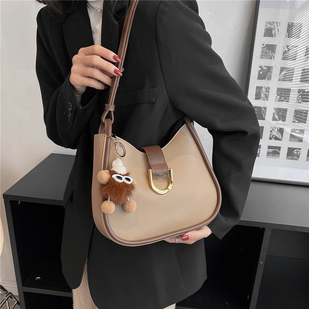 Vintage Large Capacity Crossbody Purse Ladies Handbags