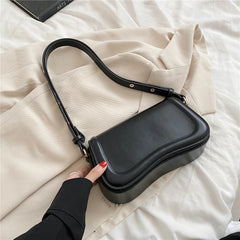 Vintage Small Saddle Shoulder Bag for Women Winter Crossbody Purse