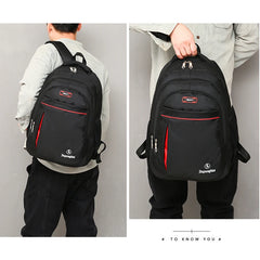 High Capacity Backpack Oxford Travel Bag Men Women Student Laptop Bag