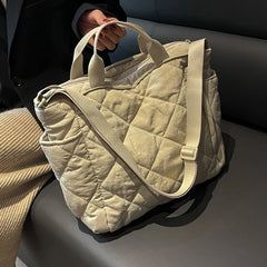 Winter Women's High Capacity Shoulder Bag - Big Tote for Shopping