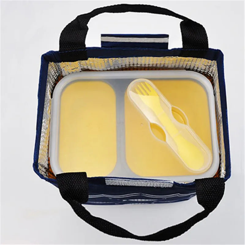 High Capacity Insulated Lunch Bag Waterproof Portable Thermal Food Container