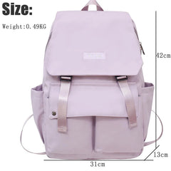 High Capacity Laptop College Backpack Men Women Travel School Bag
