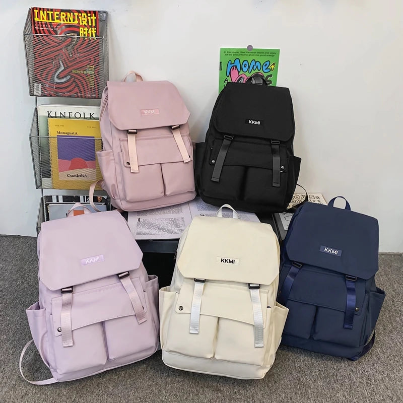 High Capacity Laptop College Backpack Men Women Travel School Bag