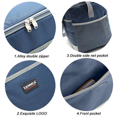 High Capacity Insulated Lunch Bag Waterproof Cooler Bag Outdoor Picnic Box