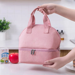 High Capacity Lunch Bag Portable Food Fruit Cooler Pouch Kids