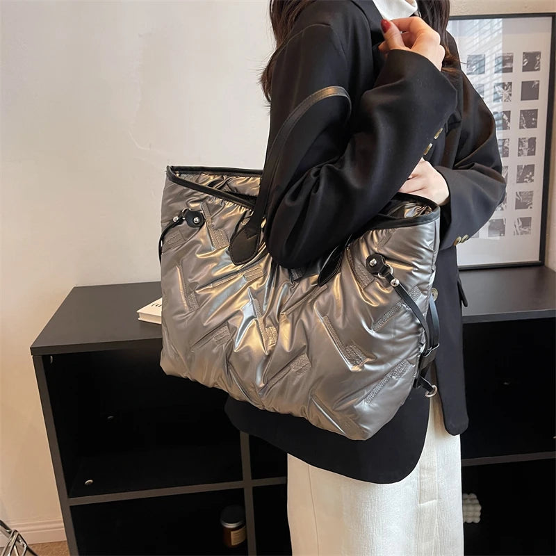 Winter Trends Top Handle Shoulder Bag for Women