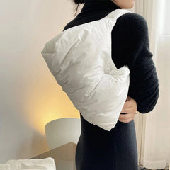 Winter Shoulder Bag Large Down Tote