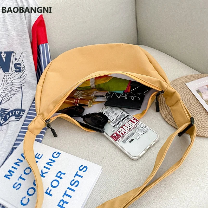 High Capacity Women's Canvas Shoulder Bag