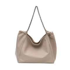 Women's PU Leather Tote Bag High Capacity Lady Underarm Bag