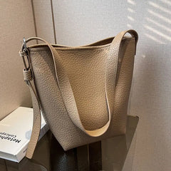 High-Grade Women's Bucket Bag Fall Winter Large Capacity