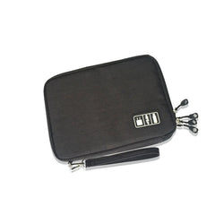 Nylon 2-Layer Travel Electronics Organizer Bag