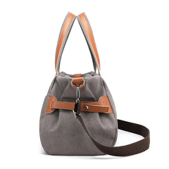High Hot Classic Solid Casual Canvas Tote Women'S Handbag Shoulder Crossbody Bag