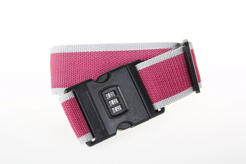2M Rainbow Password Lock Luggage Bag with Strap