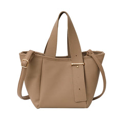 High Bucket Bag Shoulder Bag Women's PU Leather Handbags