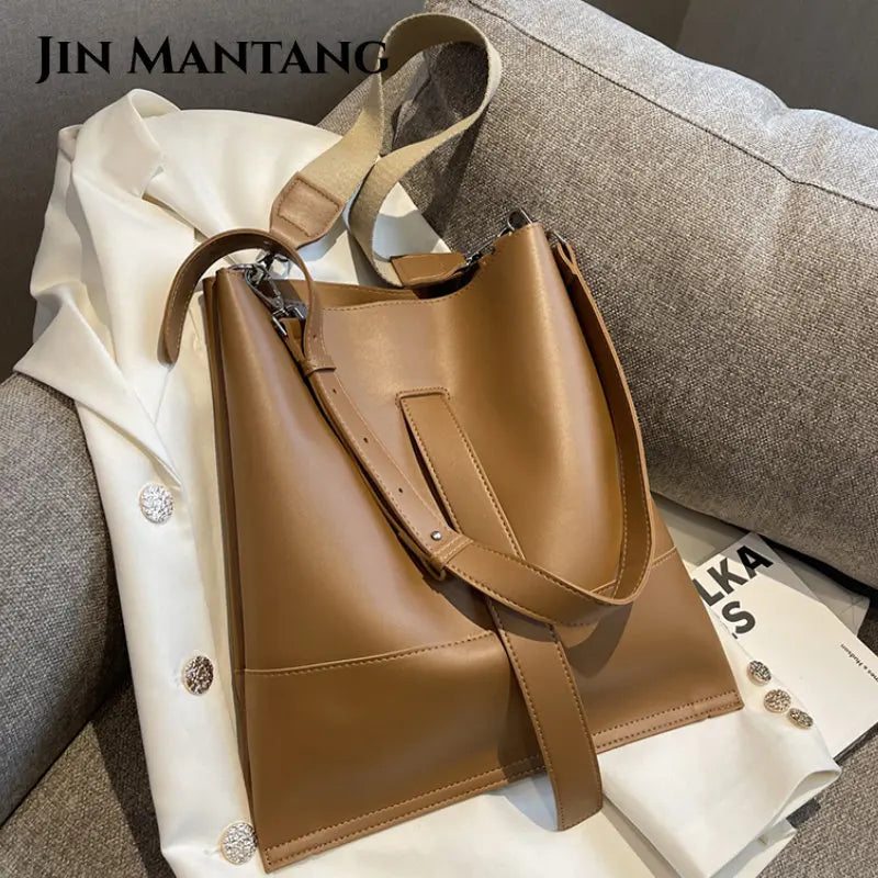 Vintage Bucket Crossbody Bag for Women