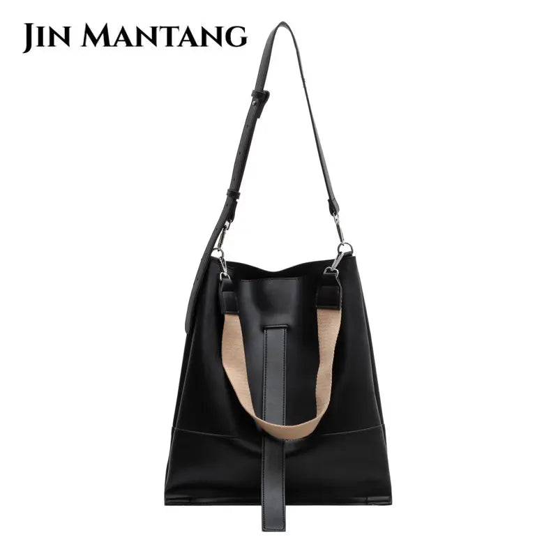 Vintage Bucket Crossbody Bag for Women