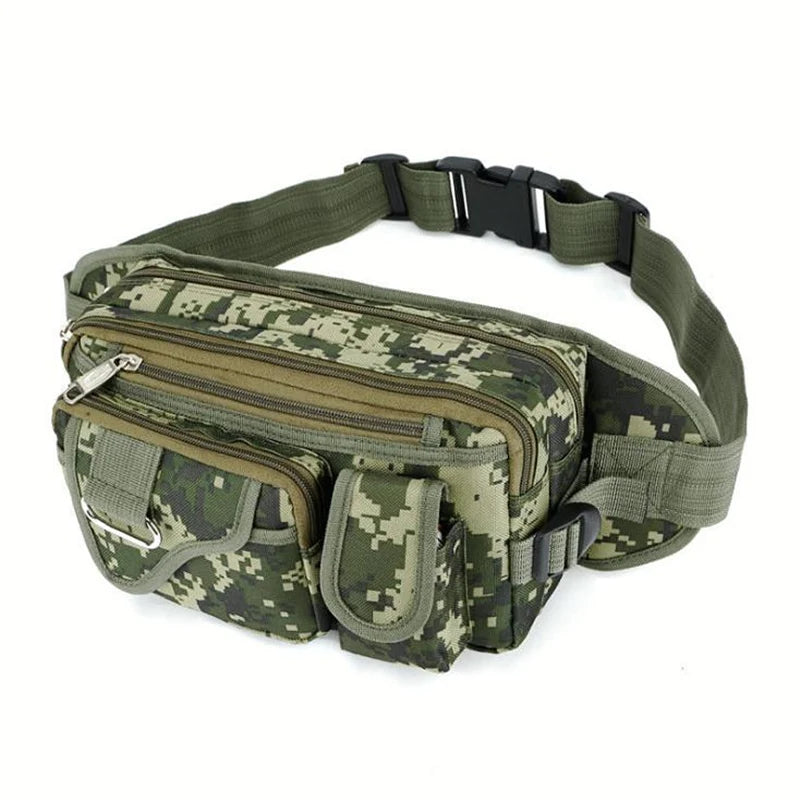 Canvas Men Waist Packs Vintage Phone Purse Casual Travel Bag